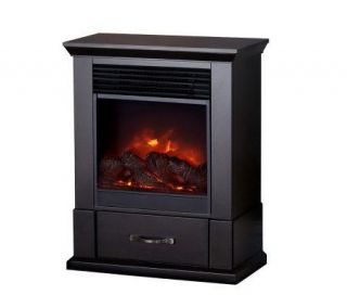 Barrington Vent Free Electric Fireplace w/ Caster Wheels —