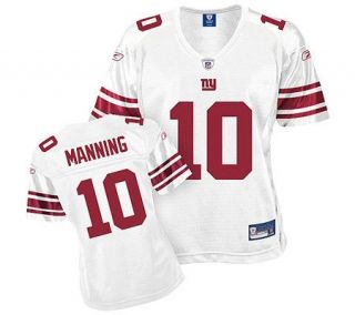 NFL New York Giants Eli Manning Womens PremierWhite Jersey —