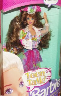 Very RARE Says Math Class Is Tough 1991 Teen Talk Barbie Doll 5745
