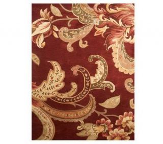 Royal Palace 5X76 Bold Paisley Handmade Wool —