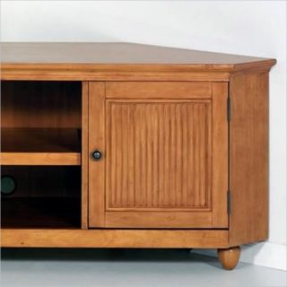 Home Styles Furniture Ponderosa Wood Corner Pine TV Stand