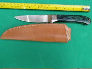 Corbet R Sigman Custom Stag Hunting Knife