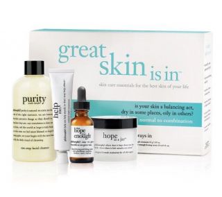 philosophy great skin is in 4 piece discovery kit for radiantskin 