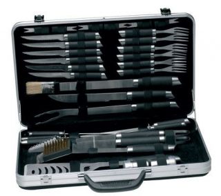 BergHOFF Geminis 33 Piece Barbecue Set with Case —