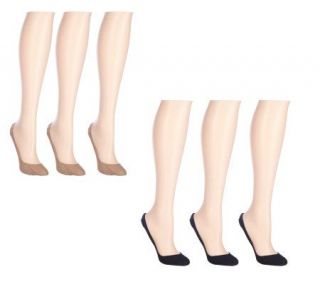 Dream Soles Set of 6 Pair Ultra Low Cut Footcovers —