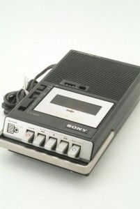 Vintage Sony Cassette Corder Model TC 62 Made in Japan