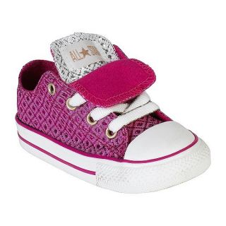 Converse Toddler Girl Chuck Taylor Double Tongue Carmine Champagne