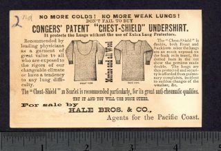 REVERSE     Congers Undershirt / Arctic Outfitter / Hale Bros