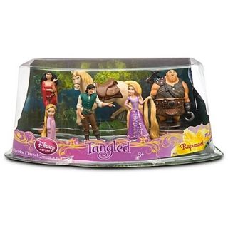 Disney Tangled Rapunzel Figure Play Set 6pc NEW