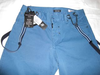  MORATO bermuda short pantaloni corti con bretelle MB4245 T9068 BLUETTE