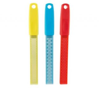 Prepology Set of 3 Long Handled Graters with Covers —