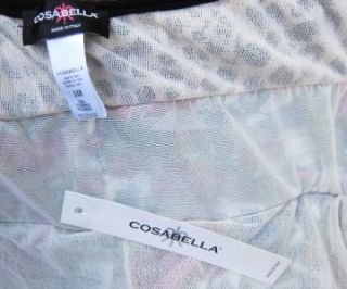 Cosabella Women s Nightgown Multicolor Leopard Rose Print Babydoll New