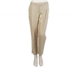 As Is By Thuy D. Pleat Detail Ankle Length Boyfriend Pants —