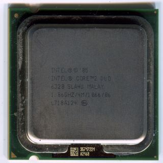 Intel Core 2 Duo E6320 CPU SLA4U 1 86 GHz 4M 1066 C2D Conroe