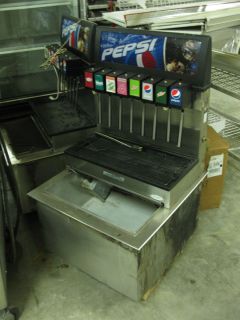 Cornelius Drop in 8 Head Flavor Soda Pop Fountain Machine w Cold Plate