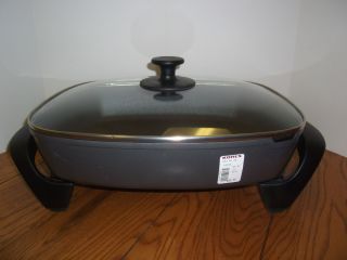 FOOD NETWORK 16 ELECTRIC SKILLET   NONSTICK COOKING SURFACE