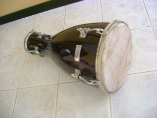 ISLA PERCUSSION 13X 6.5 IYA BLACK HONDURAN MAHOGANY (conga