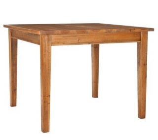 Construction Casual Dining Table Natural Finish —