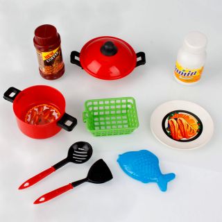  Utensils Pretend Play Educational Toys Set Cookware Accessories
