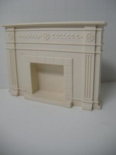 dollhouse cast resin fireplace f20 cast resin fireplce f20 3 1 8 h x 4