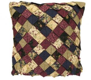 Donna Sharp Handquilted Chipyard Rooftile Decorative Pillow — 