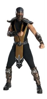 Mortal Kombat Scorpion Deluxe Adult Costume
