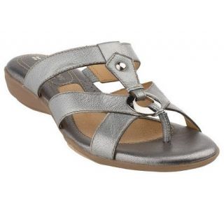 Naturalizer Leather Multi strap Comfort Thong Sandals —