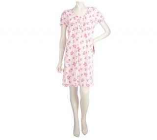Carole Hochman Vintage Floral 100Cotton Jersey 38 Sleepshirt