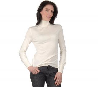 Pamela Dennis PCG Silk/Cashmere Turtleneck Sweater —
