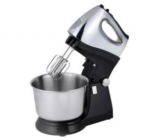 Kalorik Chrome and Stainless Steel Stand Mixer —