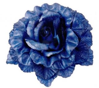 Joan Rivers Glitz & Glamour Fabric Flower Pin —