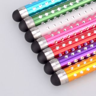 Crystal Retractable Stylus Touch Pen for iPhone 4S 4G iPod iPad2 2 3rd