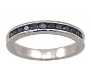 Affinity Diamond 1/2 ct tw Blue Diamond Band Ring, Sterling   J307646