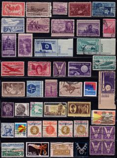 COAST & GEODETIC SURVEY, GRAND COULEE DAM & MORE U.S.A. STAMPS.