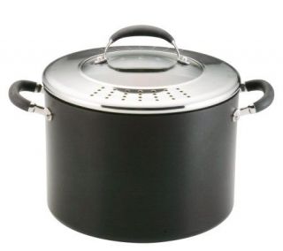Circulon Elite 10 Qt. Covered Stockpot with Pouring Lid —