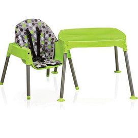 Evenflo Convertible High Chair Dottie Lime Boy Modern Brand New Free