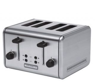 KitchenAid 4 Slot/4 Slice Metal Toaster   Stainless Steel —