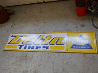  Old Delta Tire Sign