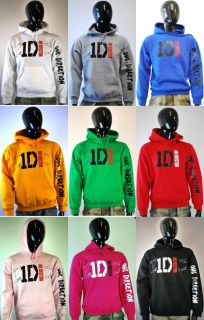 One Direction Signed Hoodies x Factor 9 Sizes 6 Colours
