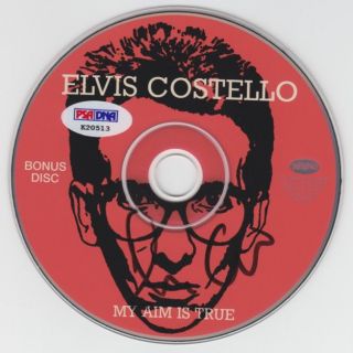 this lot consists of 1 autographed cd of elvis costello this signed cd