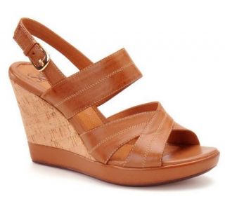 Sofft Petrella High Wedge Casual Slingback Sandals —