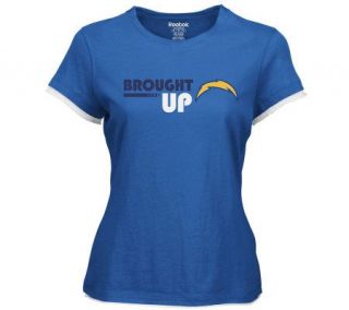 NFL San Diego Chargers Womens Brought Up T Shirt —