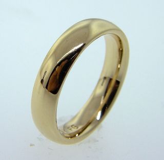 Fine Estate 14k Gold Comfort Fit Wedding Ring Band 5 Grams