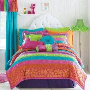 Seventeen Tangerine Dreams Twin Comforter Set Shag Rug