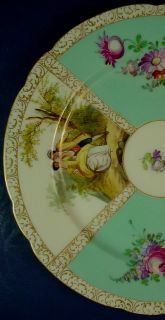  Dresden Grossbaum Sohne Porcelain “Courting Couples” Plate