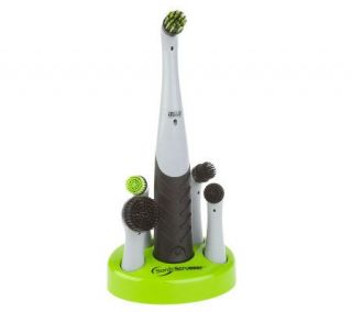 SonicScrubber Kitchen Cleaning Kit w/5 Brush Heads and Stand
