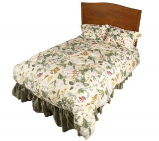 Waverly Garden Images Reversible Queen Comforter Set —
