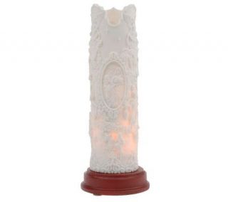 Mark Klaus Lighted Nativity Sculpture Tealight Candle —