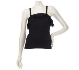 CE by Cristina Ehrlich Camisole with Ruffle Detail —
