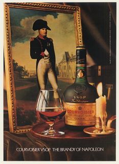 1980 Courvoisier VSOP Cognac Brandy of Napoleon Ad